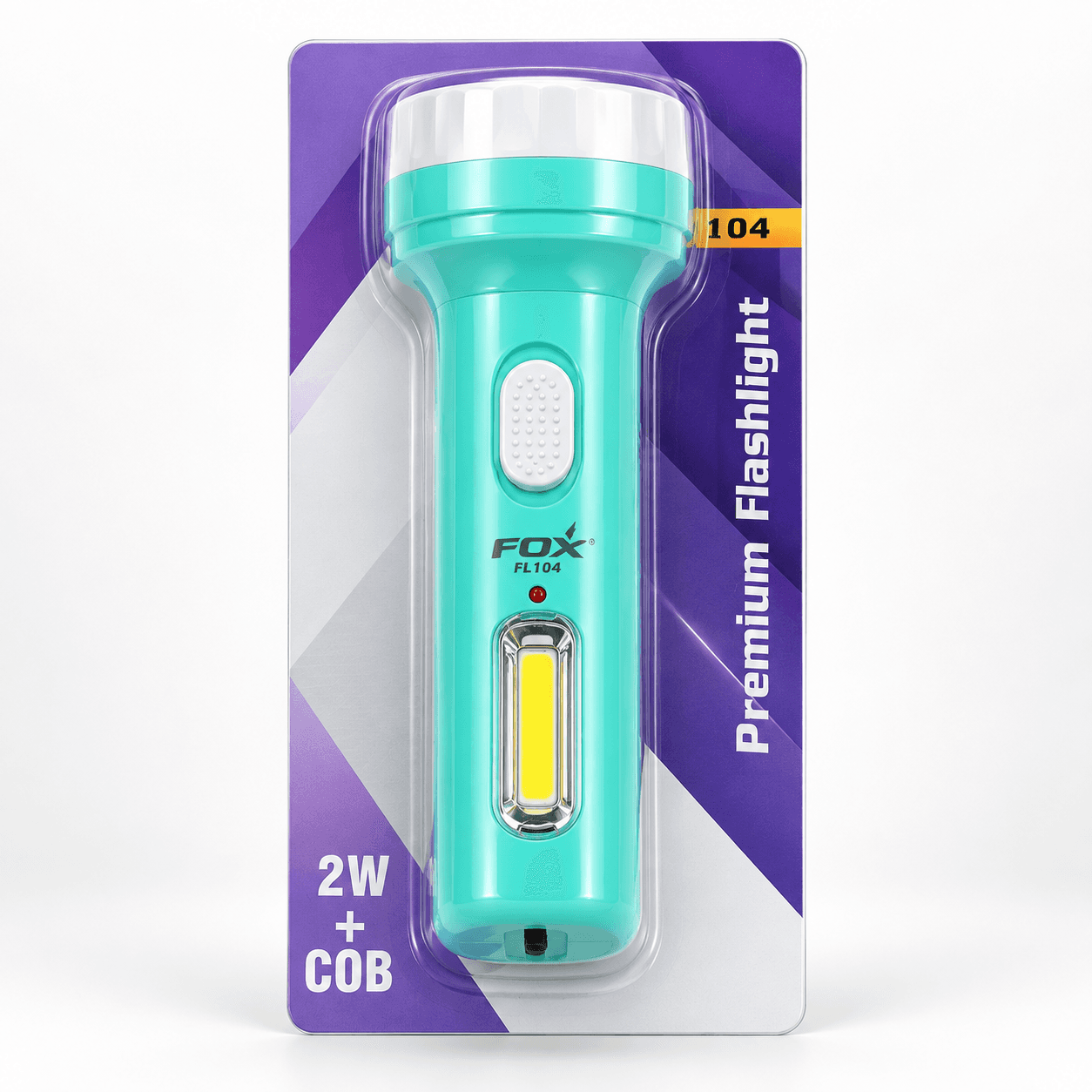 FOX Senter blister pack FL-104 — foto katalog produk
