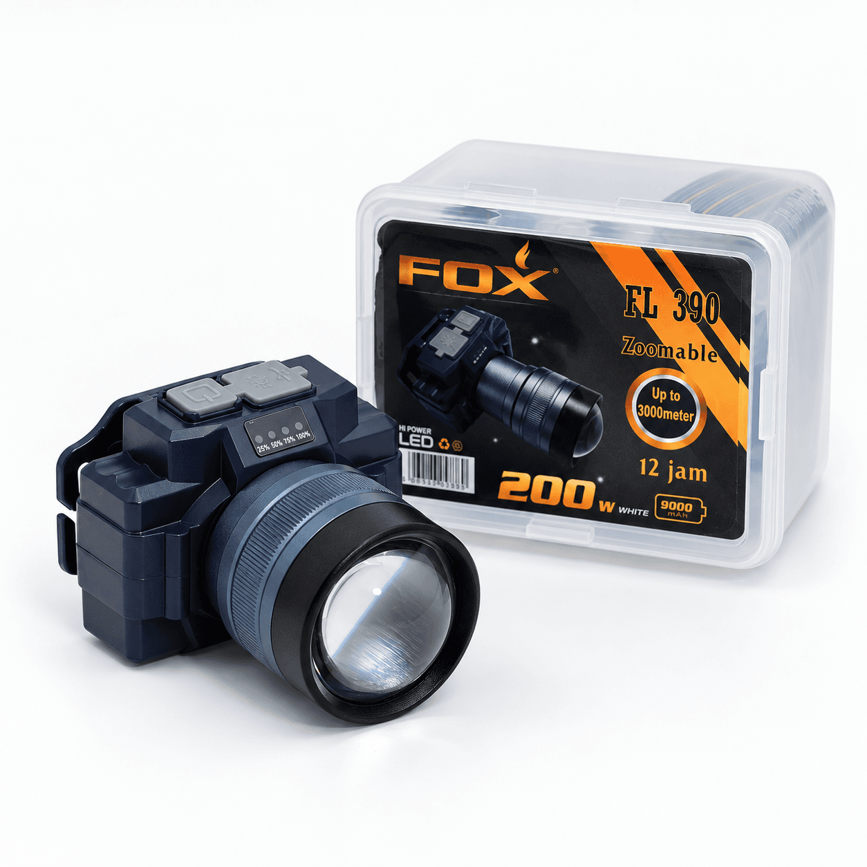 FOX Senter kepala FL-390 — foto katalog produk