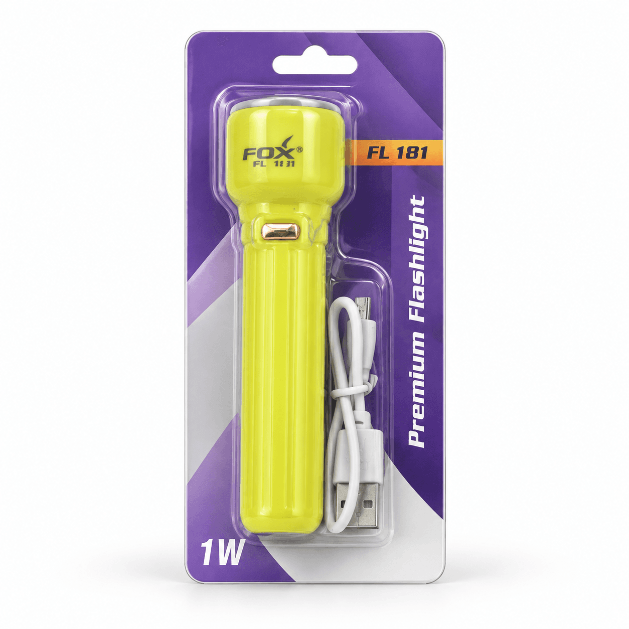 FOX Senter blister pack FL-181 — foto katalog produk