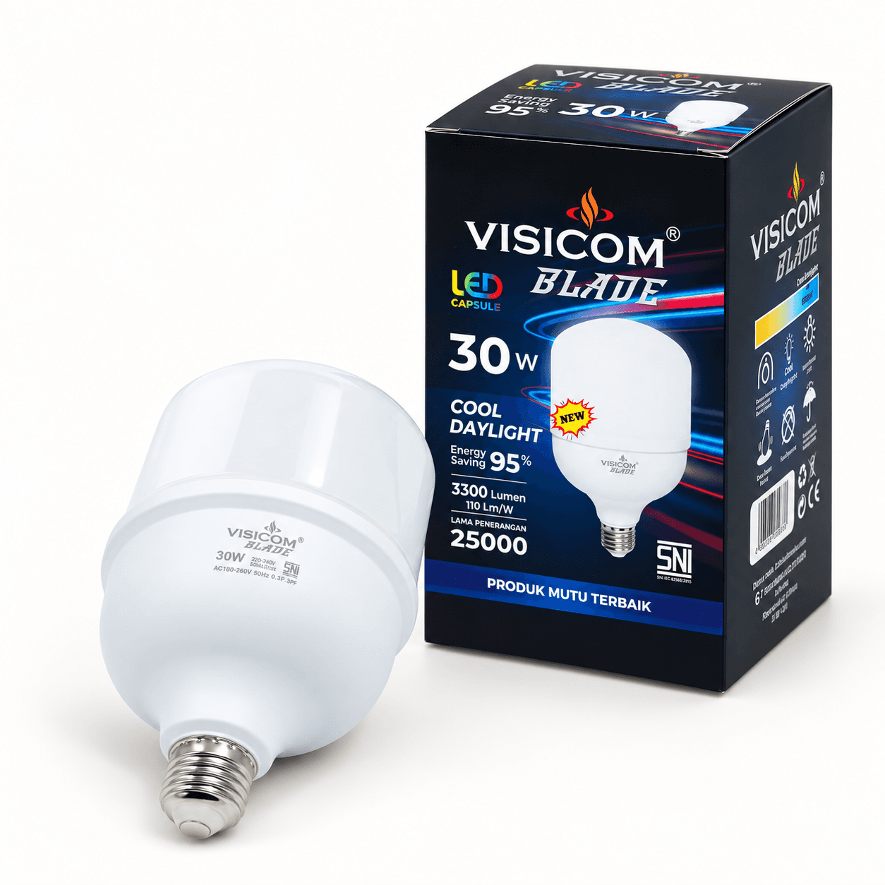 Visicom Lampu LED capsule Blade — foto katalog produk