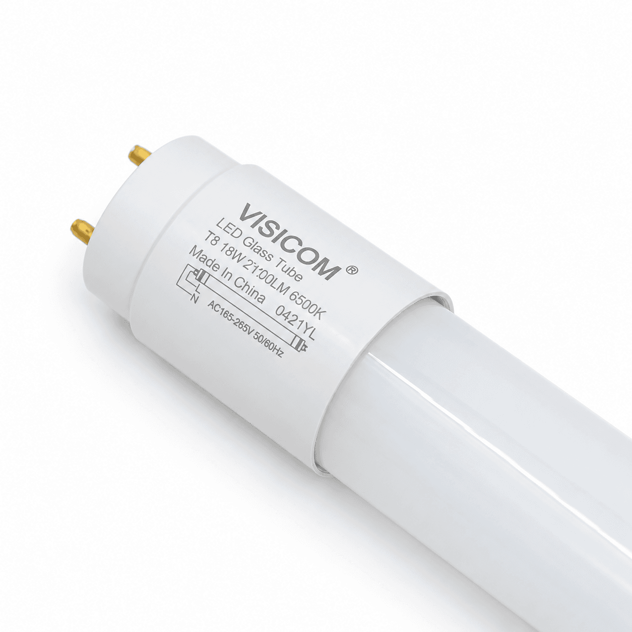 Visicom Tube LED T8 glass tube — foto katalog produk