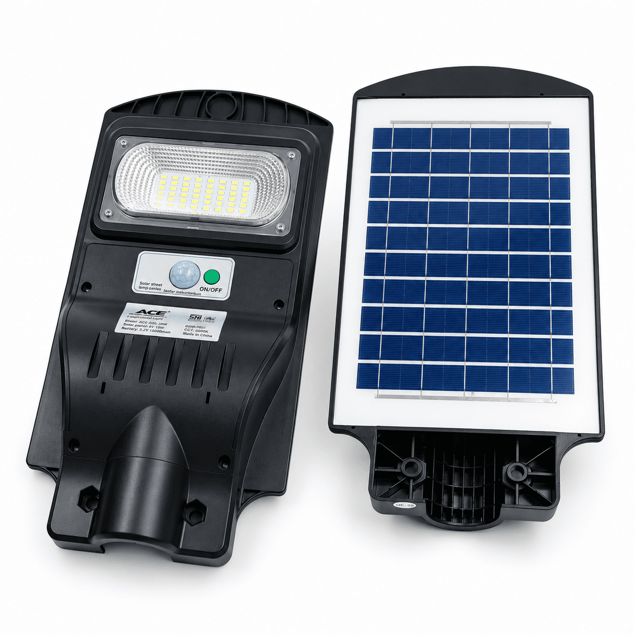 ACE Lampu jalan tenaga surya Solar streetlight — foto katalog produk