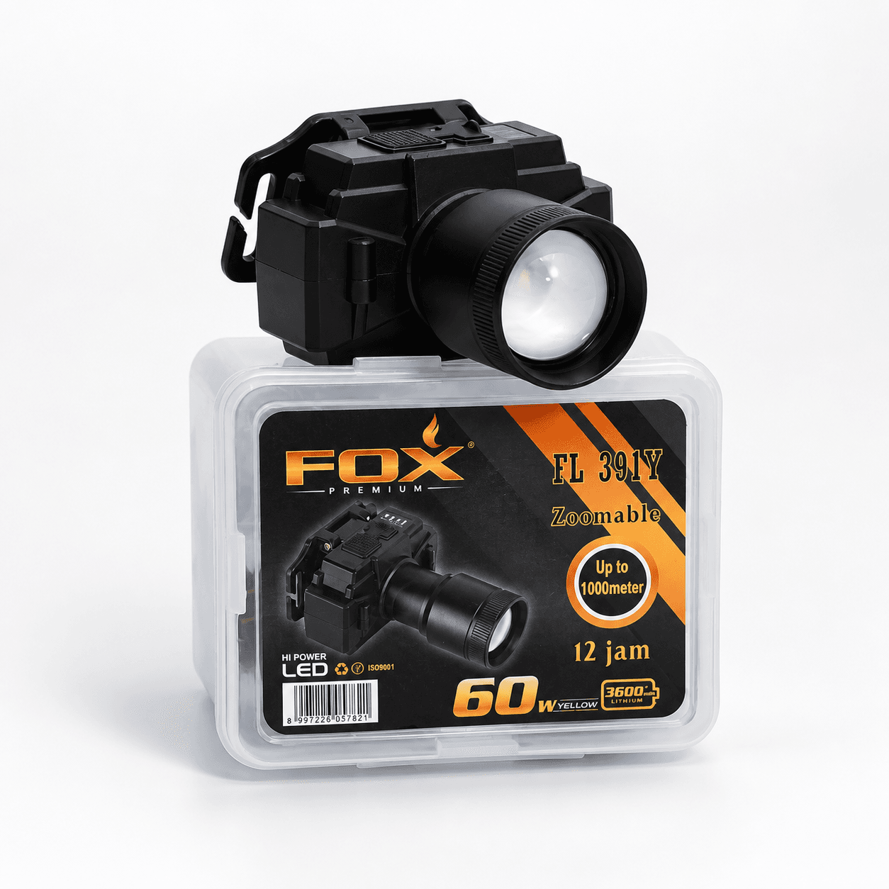 FOX Senter kepala FL-391Y — foto katalog produk