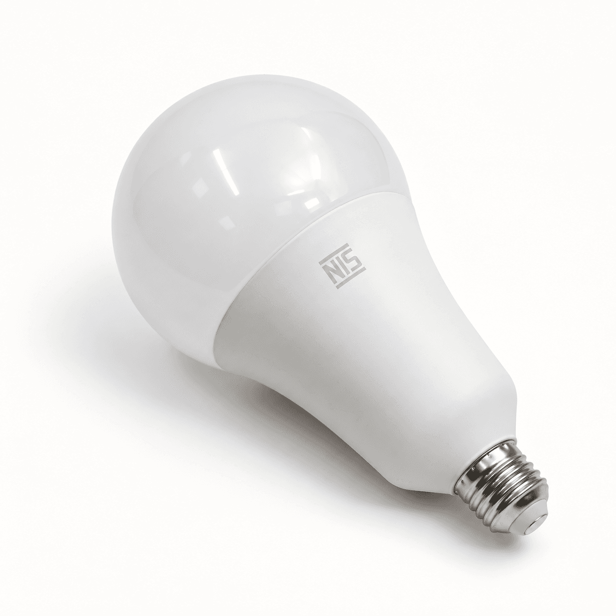 Lampu LED bulb tanpa kemasan — foto katalog produk