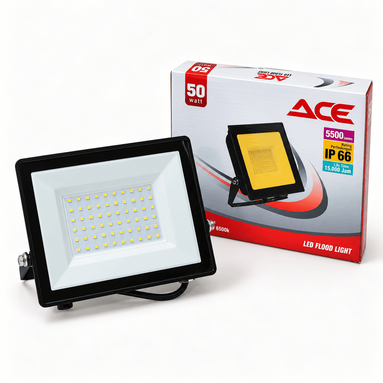 ACE Lampu sorot LED Floodlight — foto katalog produk
