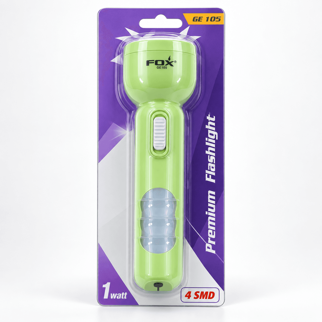 FOX Senter blister pack GE-105 — foto katalog produk