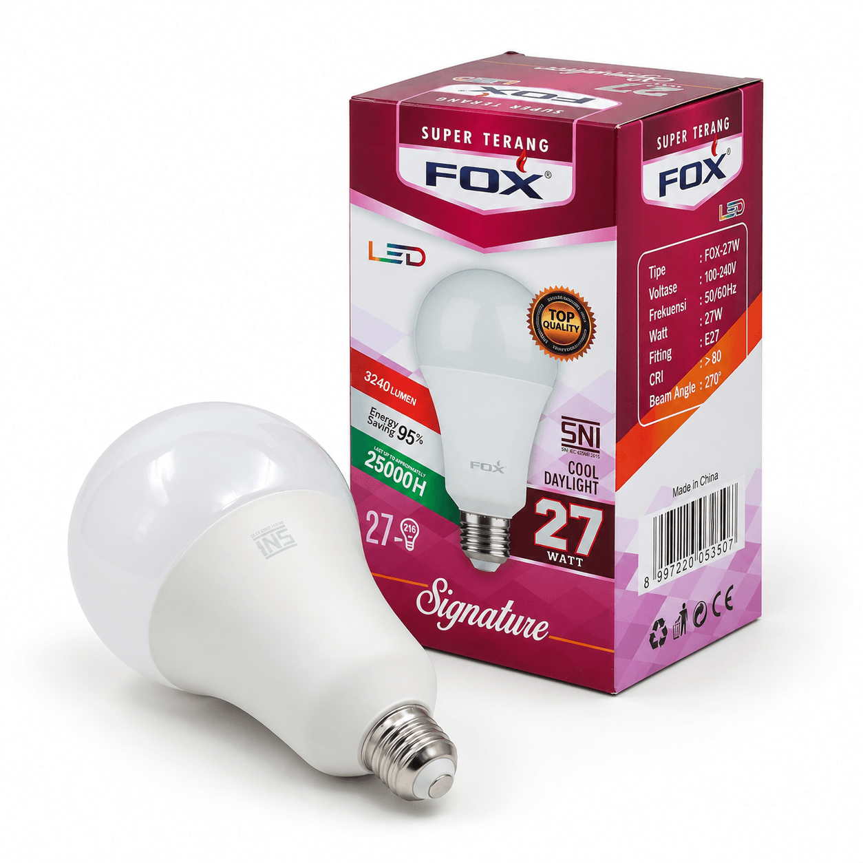 FOX Lampu LED bulb Signature — foto katalog produk