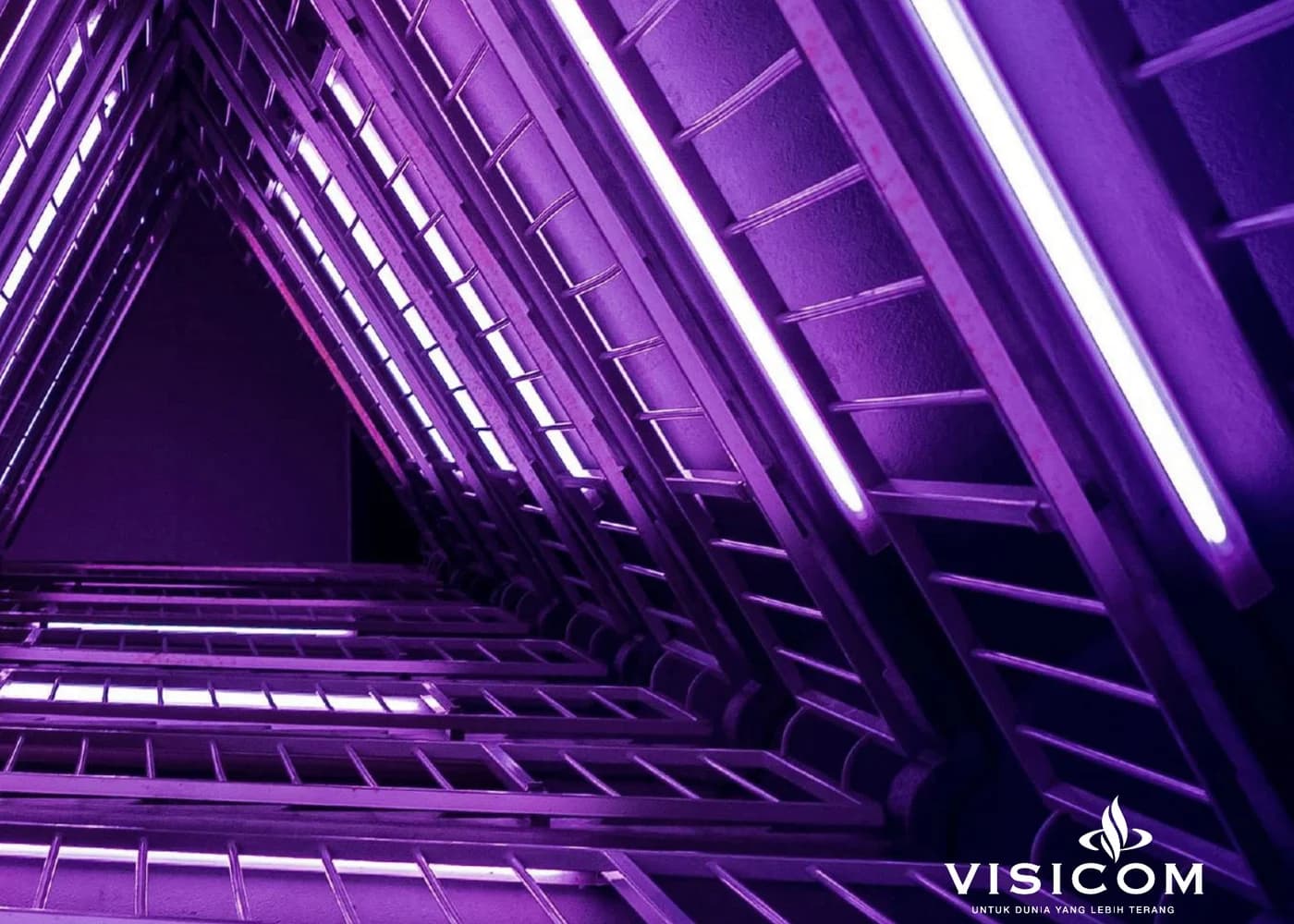 Instalasi pencahayaan arsitektural Visicom