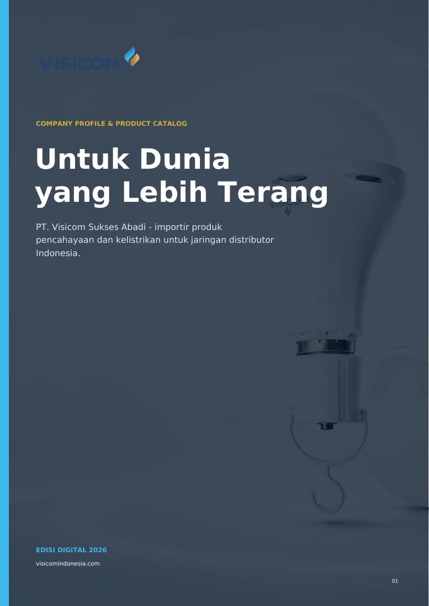 Sampul katalog produk Visicom